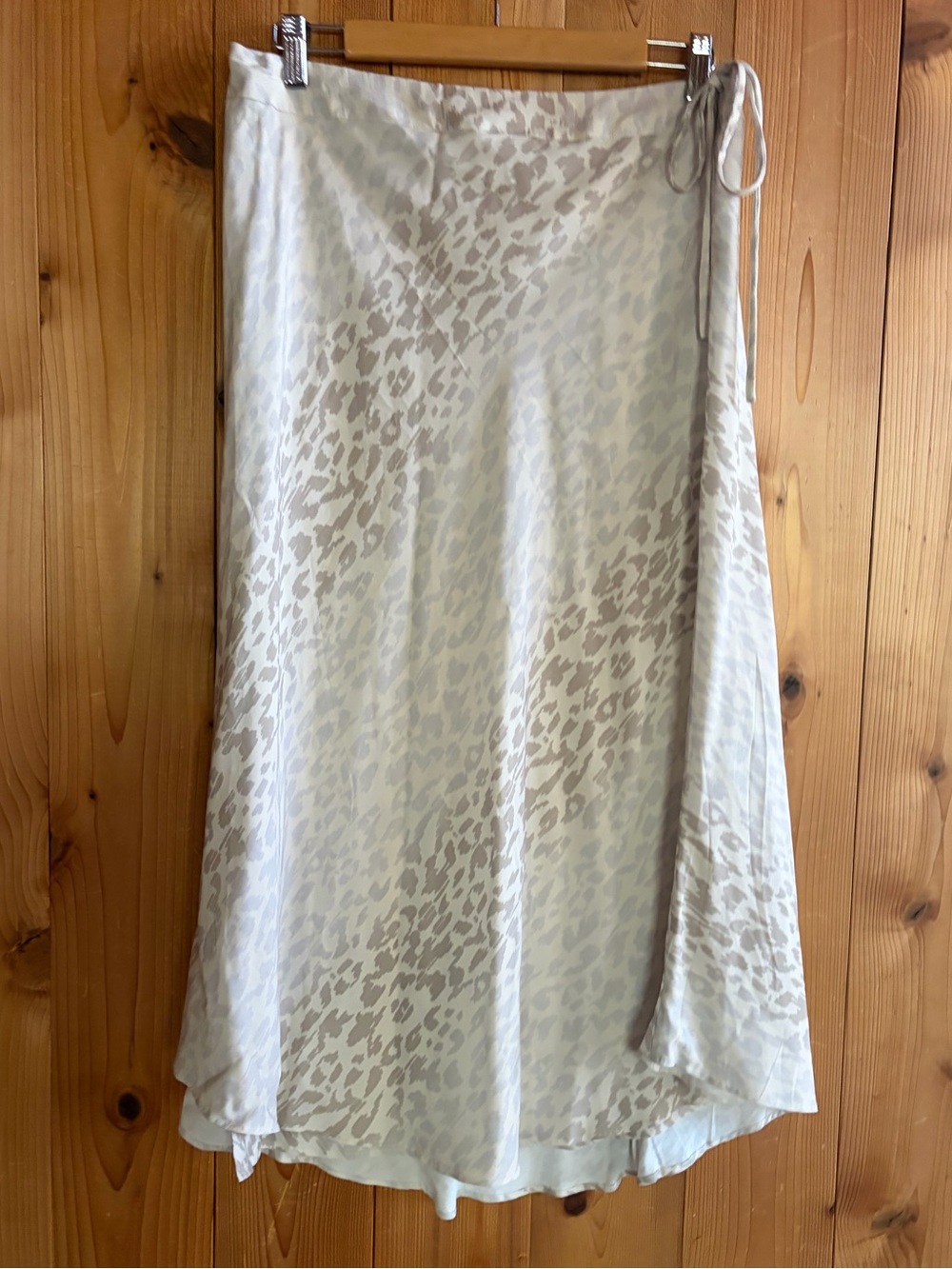 NWT Johnny Was Calmé Leopard Animal Print Wrap Free Spirit Skirt L